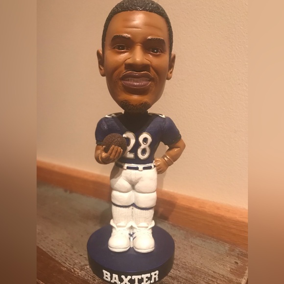 NFL Baltimore Ravens Bobblehead #28 Gary Baxter football player - Picture 1 of 4